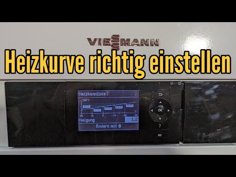 Heizkurve richtig einstellen Viessmann Heizung