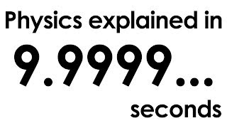Physics Explained in Ten Seconds (Announcement)