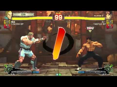 SSF4 AE: Fuudo (FeiLong), Itabashi (Zangief) vs Tamatami (Yun), Nekojita (Abel) - BigBox Final