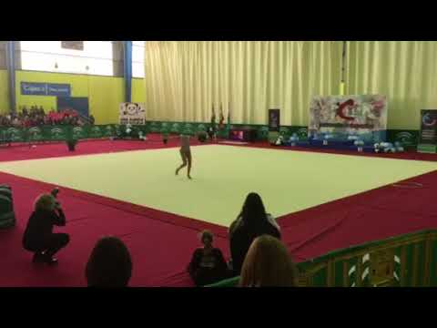 LUCÍA GONZÁLEZ CAMPEONA DE ANDALUCIA CADETE BASE CUERDA 2018