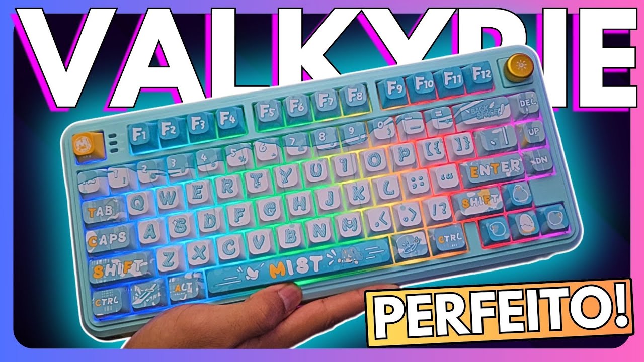 VALKYRIE VK75 MIST - O TECLADO GAMER PERFEITO EXISTE!!!