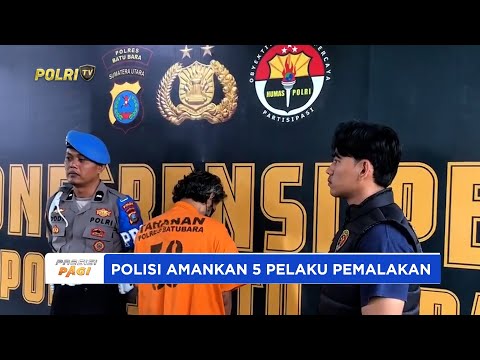 POLRES BATU BARA AMANKAN PELAKU PENGANCAMAN DENGAN SENJATA TAJAM