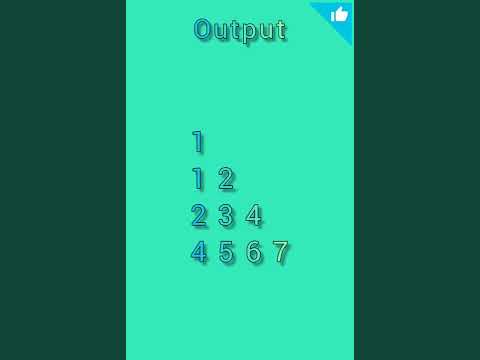 #93🖥📚C Pattern Program🖥 C Language Tutorial👨‍🏫📂📓#coding #shorts #cprogramming
