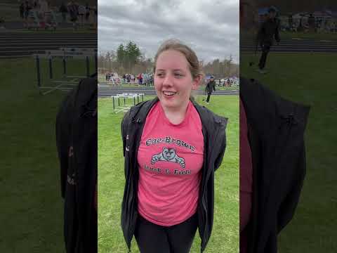 2023 Sanborn Invite Shot Put Winner Madeline Grenier