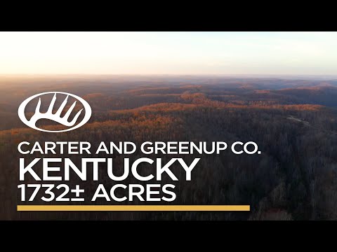 Carter and Greenup County, KY 1732± Acres