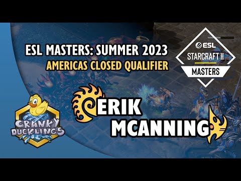 Erik vs Mcanning - ZvP | ESL SC2 Masters: Summer 2023 - Americas Closed Qualifier | #EPT