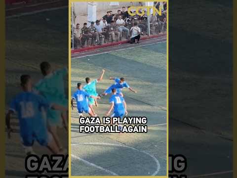 Football returns to Gaza after nearly 3 years