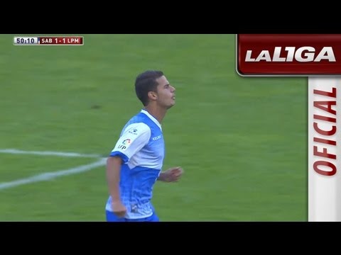 Gol de Gato (1-1) en el CE Sabadell - UD Las Palmas - HD
