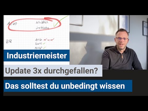 Update: Meisterprüfung 3 mal nicht bestanden - was nun