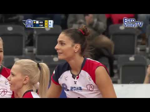 Powerful spike by Brakocevic-Canzian in #CLVolleyW!