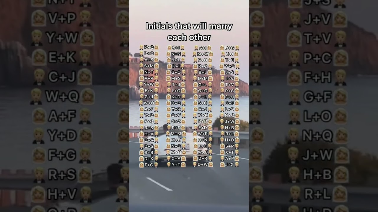 initial that belong together and ever #initials