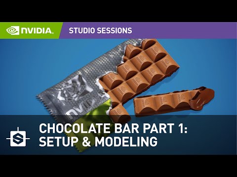 Design a Detailed 3D Chocolate Bar - Substance Designer w/ Daniel Thiger | Part 1: Setup & Modeling