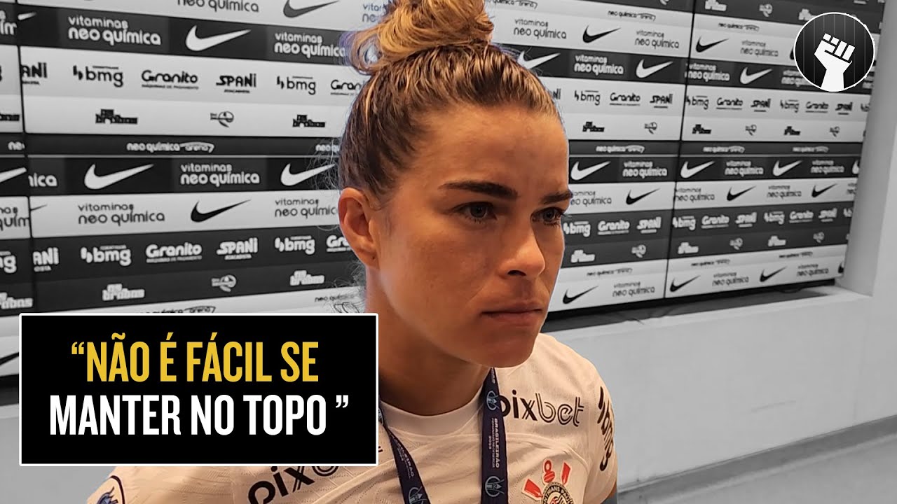 TAMIRES fala sobre o sentimento de CONQUISTAR MAIS UM TÍTULO COM A CAMISA DO CORINTHIANS