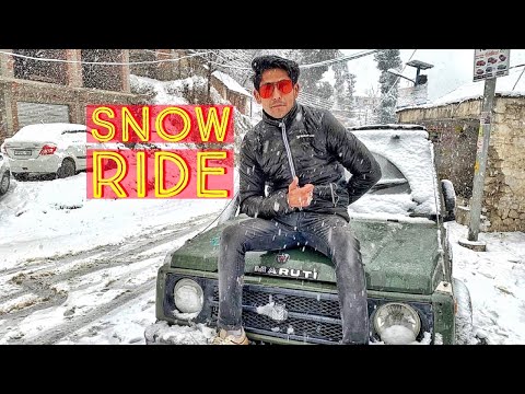 My GYPSY 4x4 1st SNOWRIDE Baraf mai | Rohanda sundernagar Test Ride | Snow performance | its a Beast