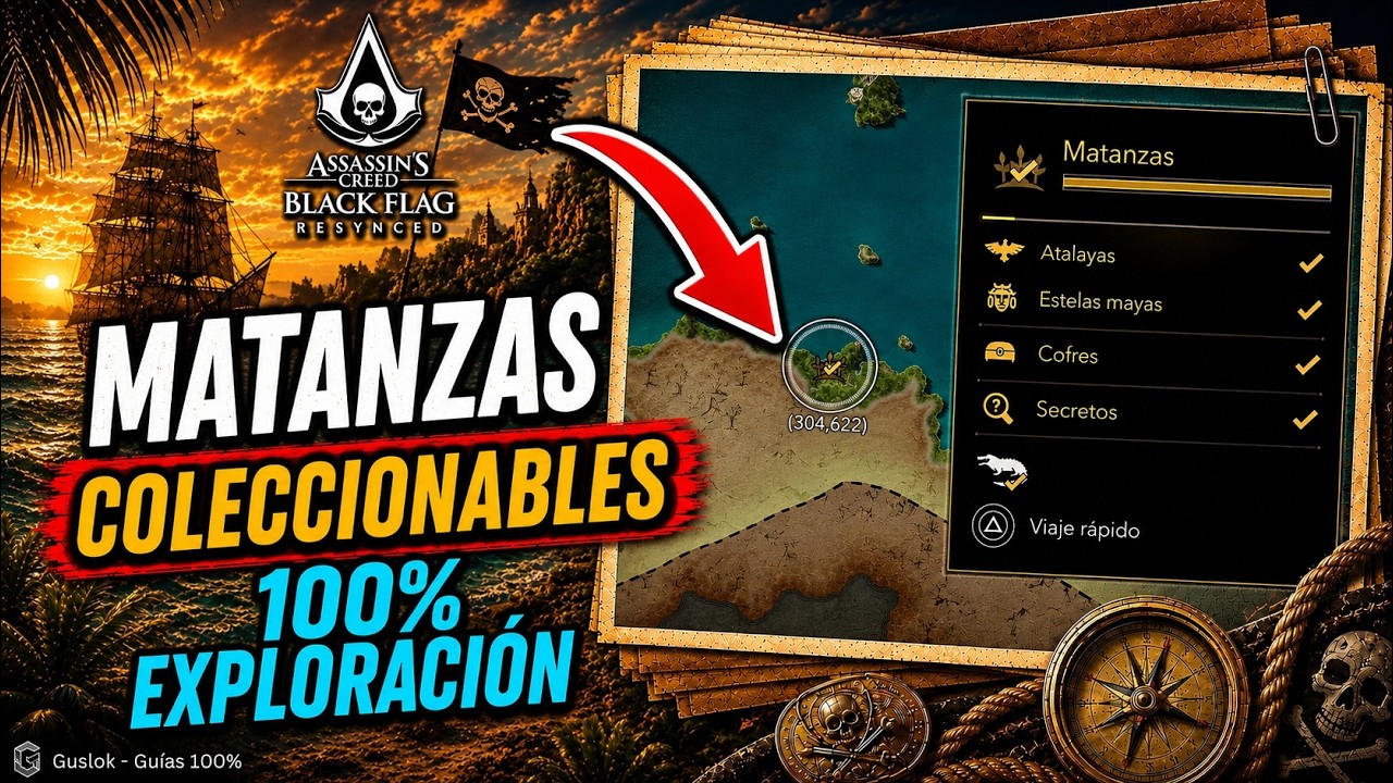 Matanzas Exploración 100% – Todos Los Coleccionables | Assassin’s Creed Black Flag Resynced Matanzas Exploración 100% – Todos Los Coleccionables | Assassin’s Creed Black Flag Resynced