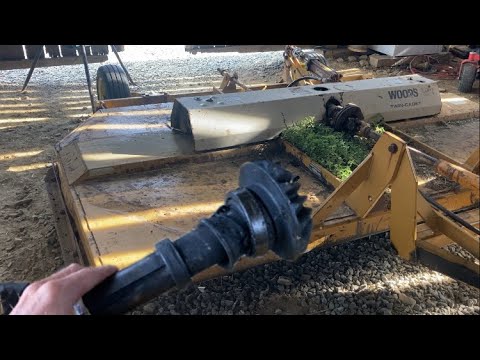 Woods bush hog major issues! Gear box trouble.