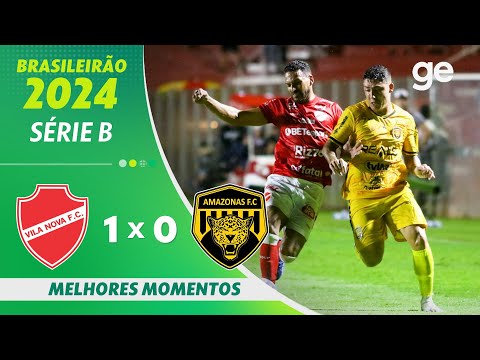 Gols e lances de Vila Nova-GO x Amazonas