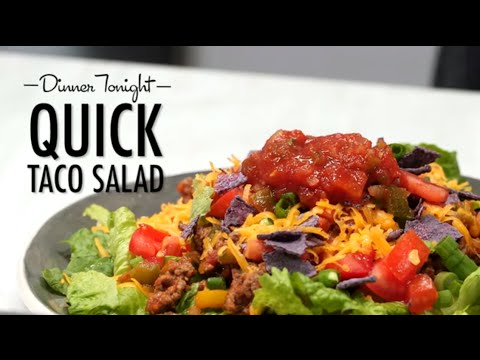 How to Make Quick Taco Salad | Dinner Tonight
