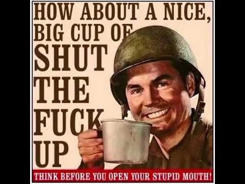 How 'bout a nice big cup of stfu?