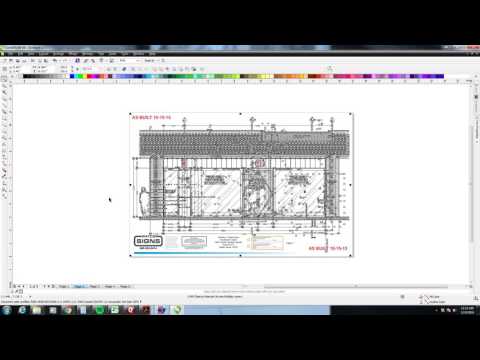 Importing a .pdf into CorelDraw