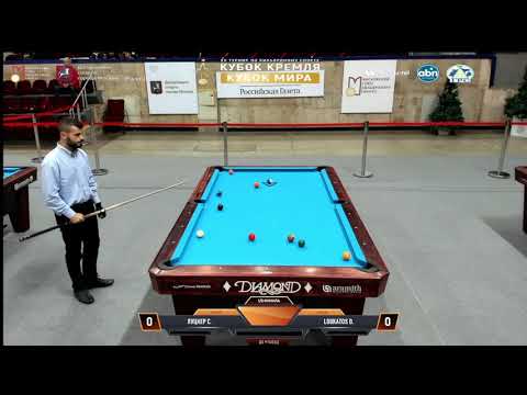L16 C. Луцкер (S. Lutsker) vs D. Loukatos (GRE) Kremlin Cup 10-ball 2021