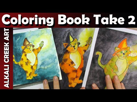 Watercolor Coloring Book Update - Good News and Bad News