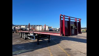 SDC 42FT FLATBED/ROLLING CRANE CHASSIS TRAILER &ndash; C360779 platform semi-trailer | Image 4 - Autoline