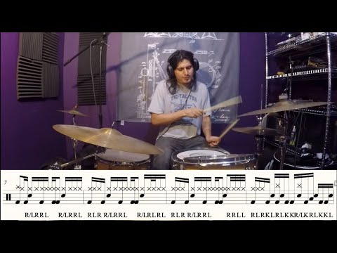 Drum Lesson - Groove - Eric Moore - HH ideas -  Kick Snare Hat #55