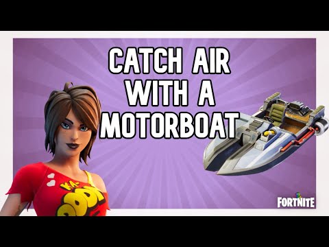 Fortnite TNTina's Trial Challenges - Catch Air With a Motorboat