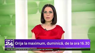 🟣 Știrile Digi24  de la ora 12  – 15 aprilie 2026