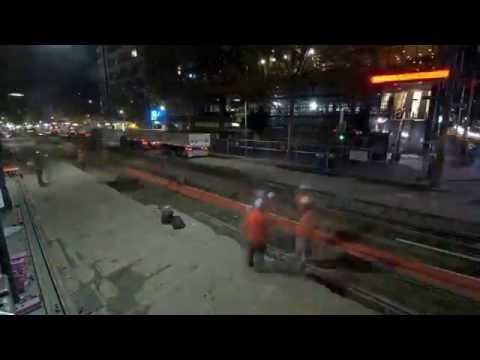 Swanston Street Redevelopment Time Lapse | City of Melbourne