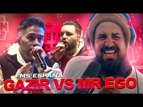 LO AMO PORQUE ES EL MEJOR | REACCION a MR EGO vs. GAZIR - FMS ESPAÑA 2022 J1