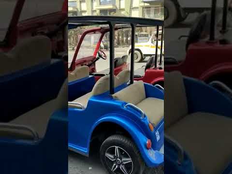 Golf cart 6 seater for rent ( blue and red  color )