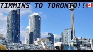 TIMMINS TO TORONTO VLOG!!🇨🇦🇨🇦 UNEXPECTED PLAN😂