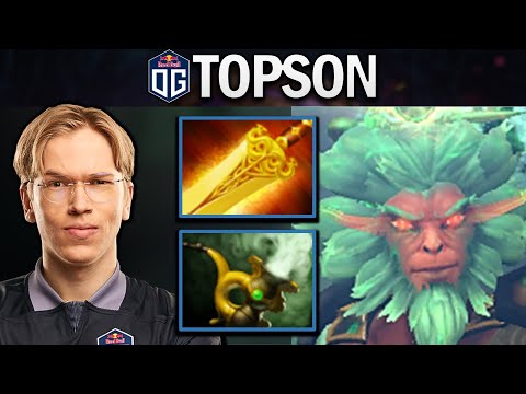 OG.TOPSON MONKEY KING WITH 17 KILLS - DOTA 2 7.26 GAMEPLAY