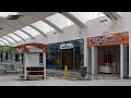 Exploring An Abandoned Mall During Snowstorm Decaying With Power Still On