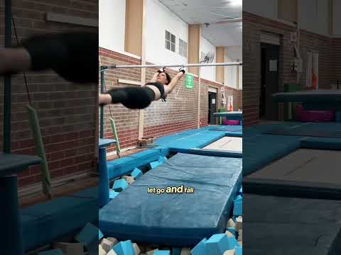 Learning a new gymnastics skill： fly aways #adultgymnastics #gymnasti