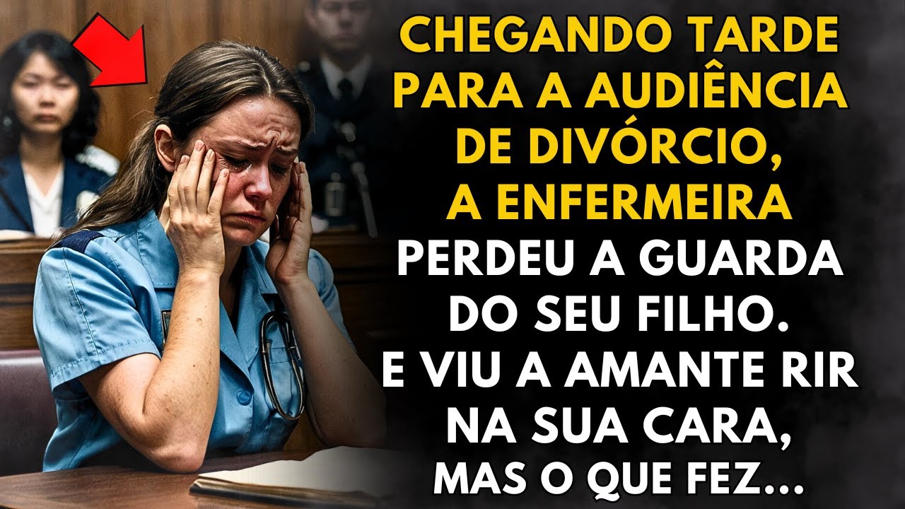 Atrasada para a audiência de divórcio, a mulher viu a amante rir de sua cara, mas o que ela fez...