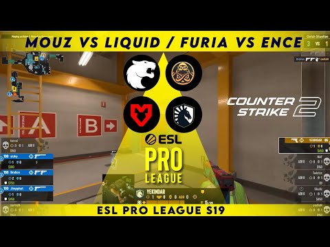 WINNER TO PLAYOFFS!! - Liquid vs MOUZ / FURIA vs ENCE - HIGHLIGHTS - ESL Pro League S19 | CS2