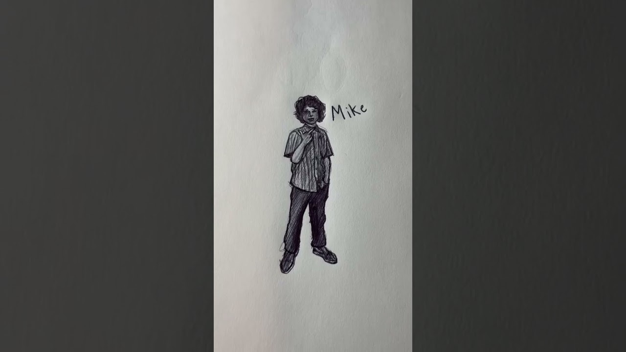 Drawing Stranger Things Characters part -3 #shorts #strangerthings #strangerthings4 #youtubeshorts