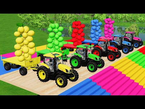 CUT SUNFLOWERS AND MAKE CHAFF WITH KRONE FORAGE HARVESTERS AND DEUTZ FAHR TRACTORS - FS 22