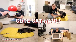 *FINALLY* a haul of things for kitty :) a vlog all about the QUEEN herself!