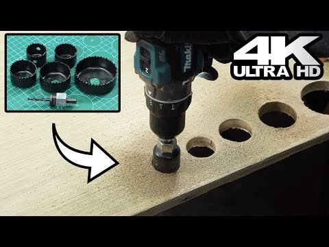 Testing Bosch Hole Saw Set 11 Pieces 2607019450 and Unboxing