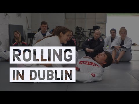 2 BJJ Black Belts training in Dublin, Ireland 🇮🇪