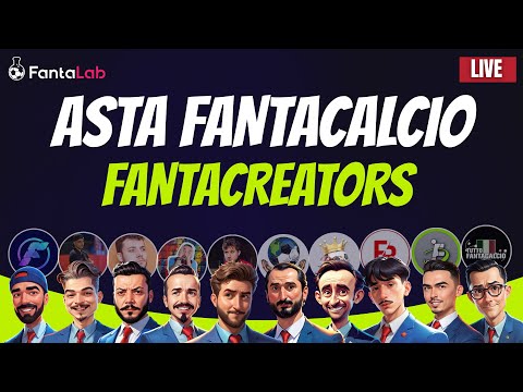 ASTA FANTACALCIO LIVE | FANTALAB CREATORS 2025/26