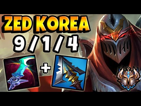 OTP ZED vs SETT [ MID ] Korea Challenger Patch 11.7 ✅