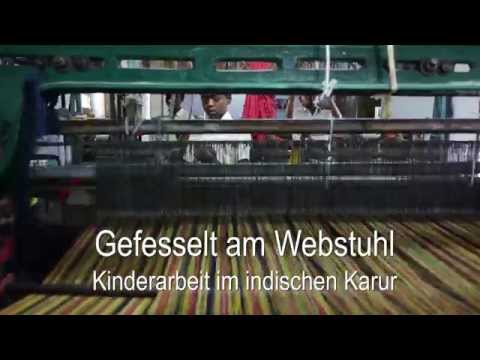 Gefesselt an den Webstuhl: Der 13-jährige Dinash aus Indien