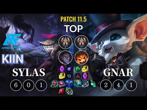 AF Kiin Sylas vs Gnar Top - KR Patch 11.5