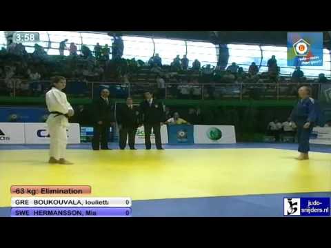 Loulietta Boukouvala (GRE) - Mia Hermansson (SWE) [-63kg]