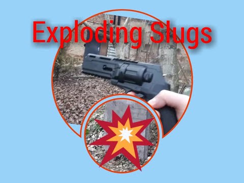 Making and Shooting Exploding💥 Slugs HDR 50 T4E